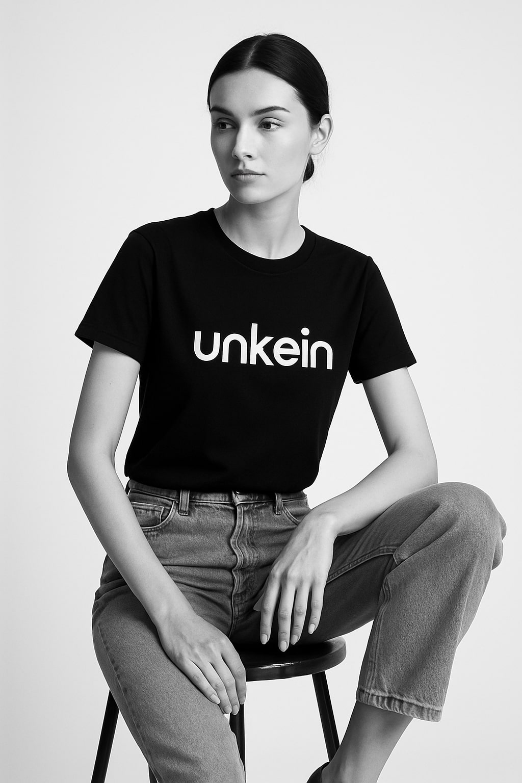Unkein Black T-Shirt