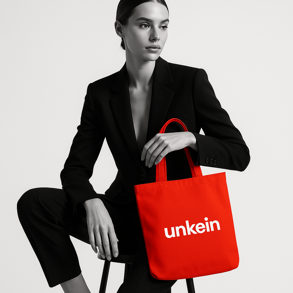 Unkein Red Tote Bag